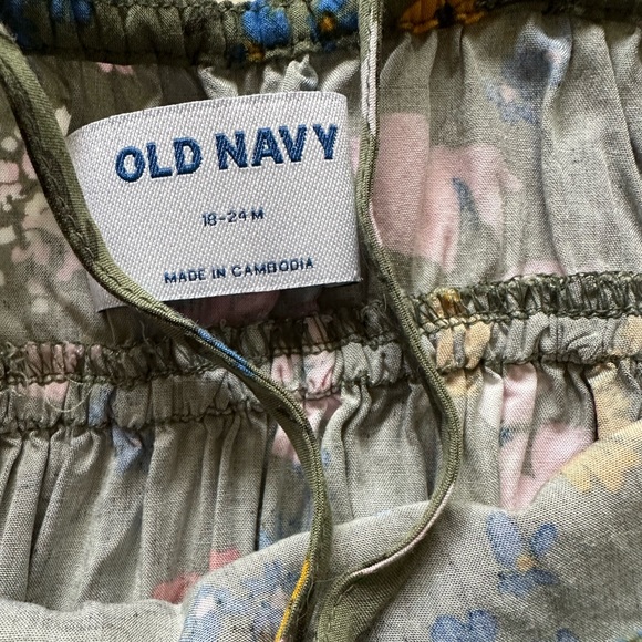 Old Navy toddler boho floral sundress - Picture 3 of 5